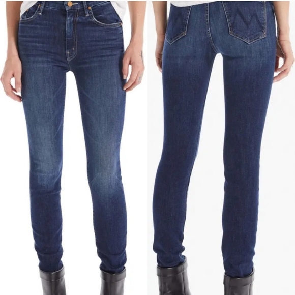 MOTHER Looker High Waist Skinny Jeans Faster 27 - Picture 2 of 14